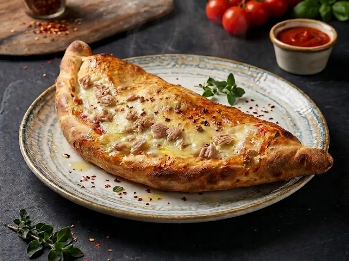 Calzone de atún