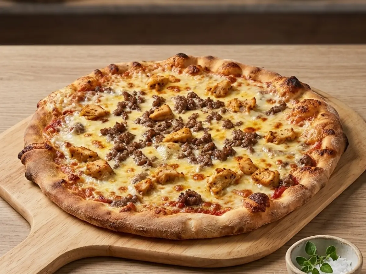Pizza de carnes
