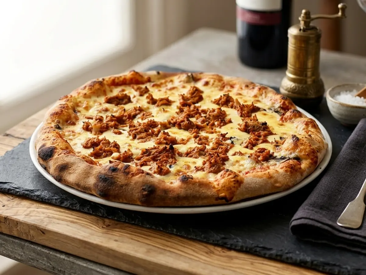 Pizza de pollo